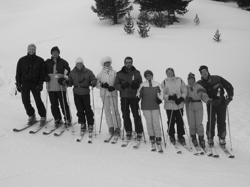 Group of Skiers
